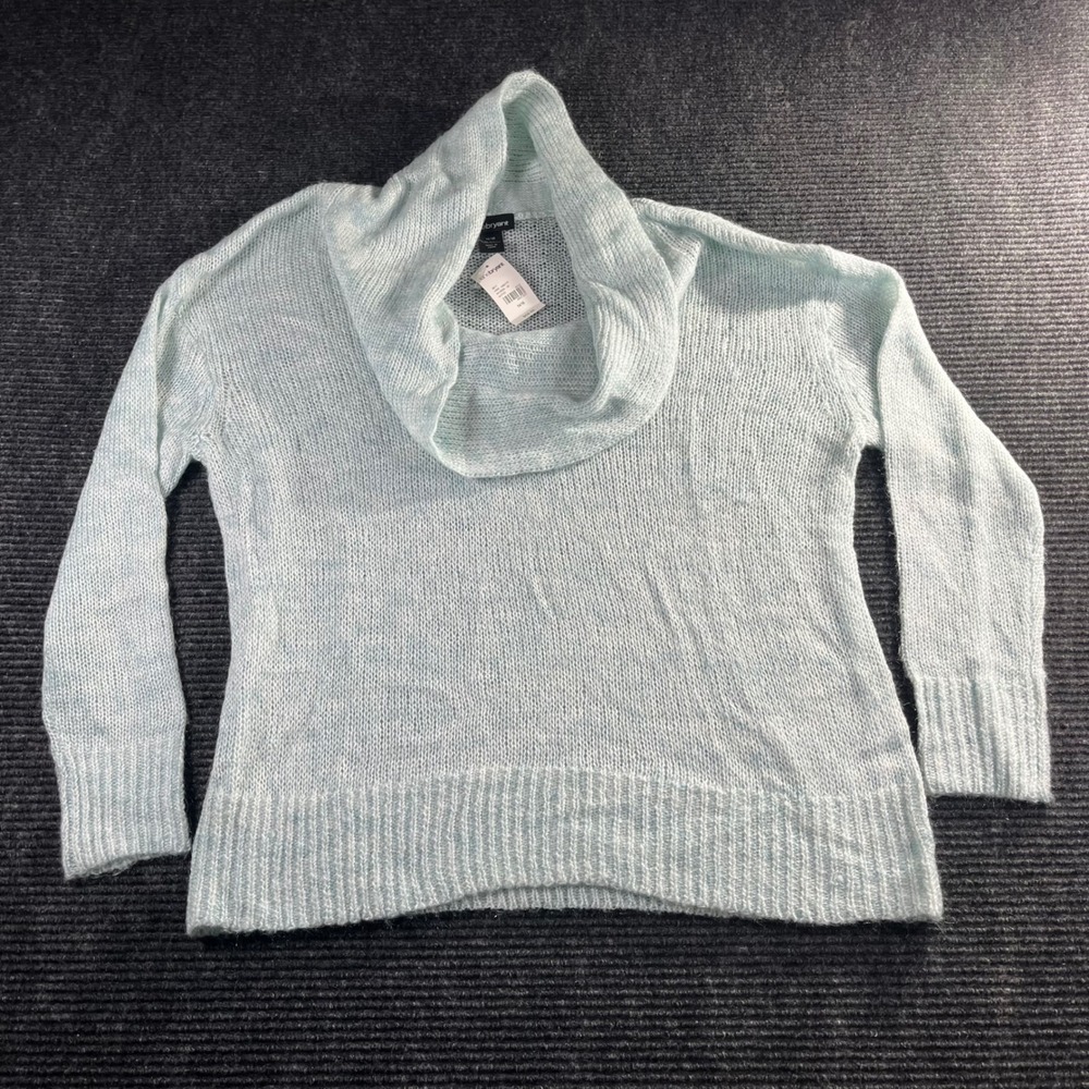 Lane Bryant Women's Cowl Neck Sweater Blue Knit Plus Size 14/16 NWT - Picture 1 of 6